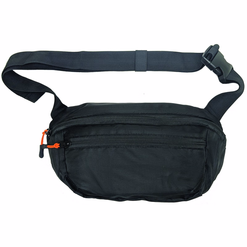 Ripstop Three-Zipper Fanny Pack