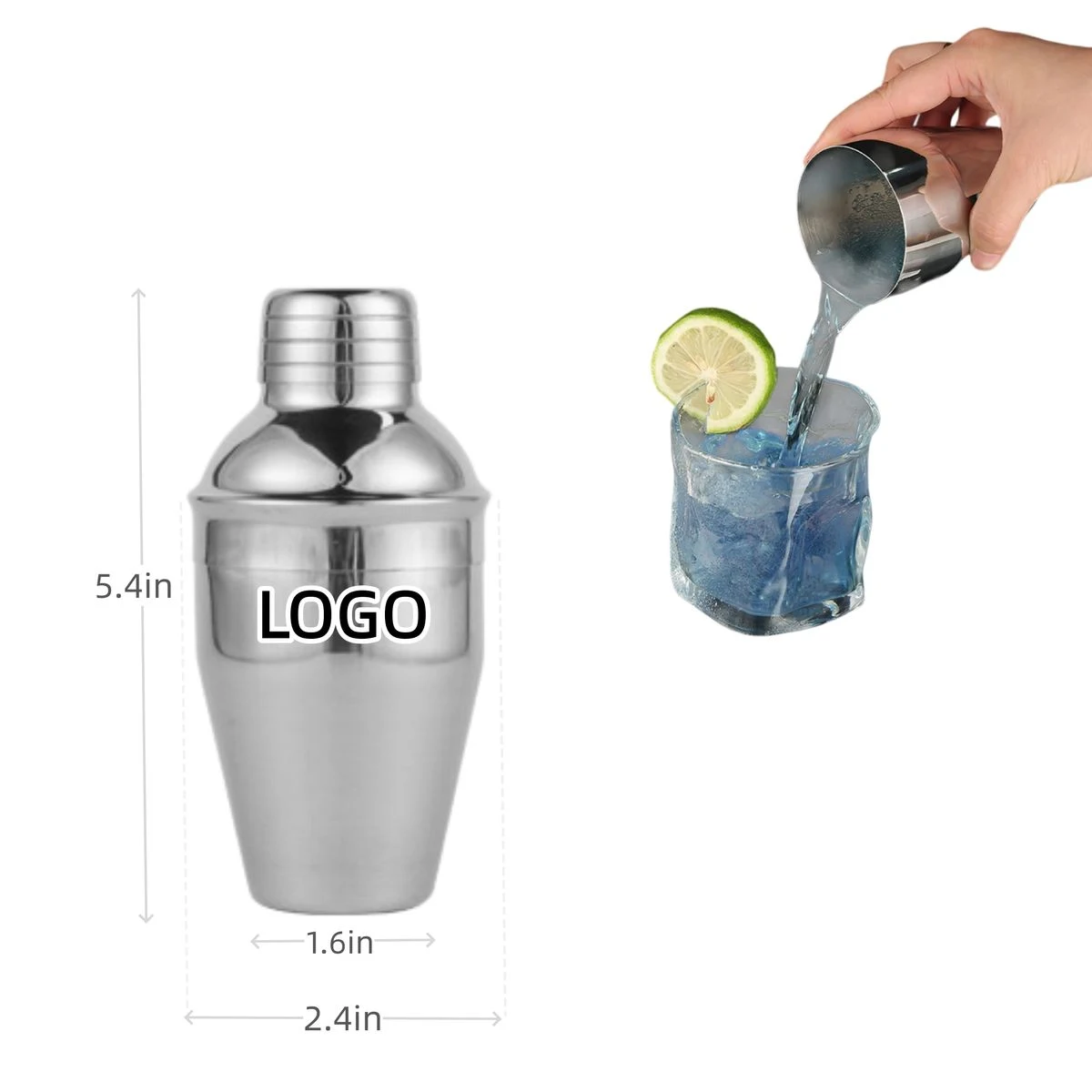 Customizable Stainless Steel Cocktail Shakers 1