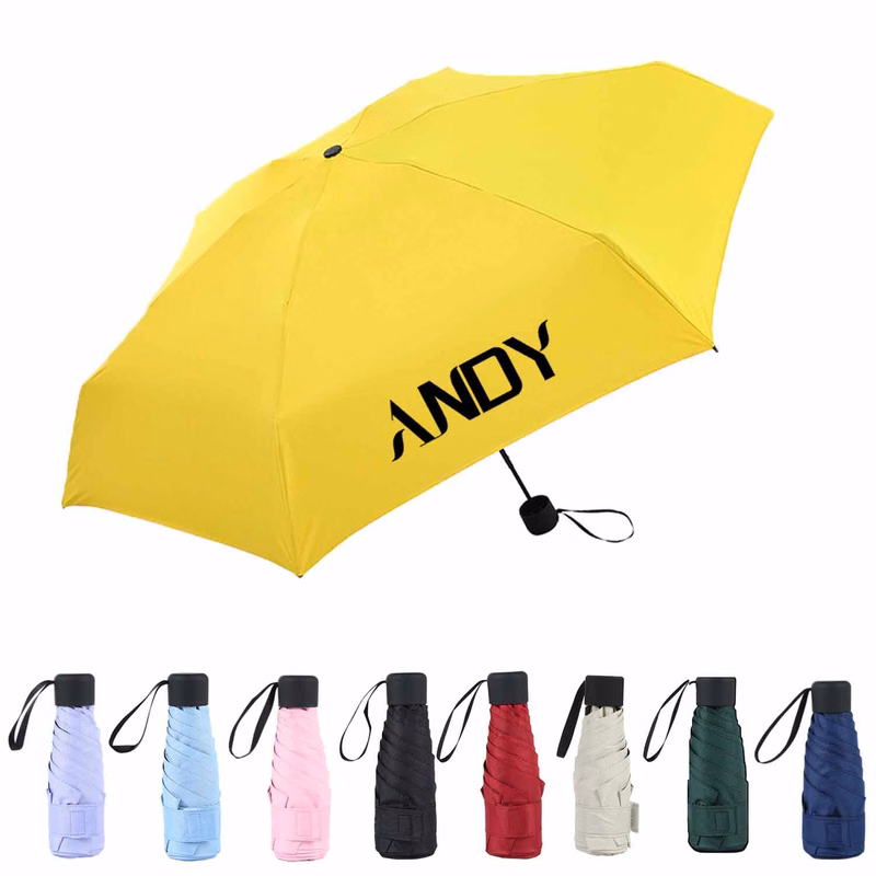 Manual Five-Fold Compact Sunscreen Shade Pocket Umbrella