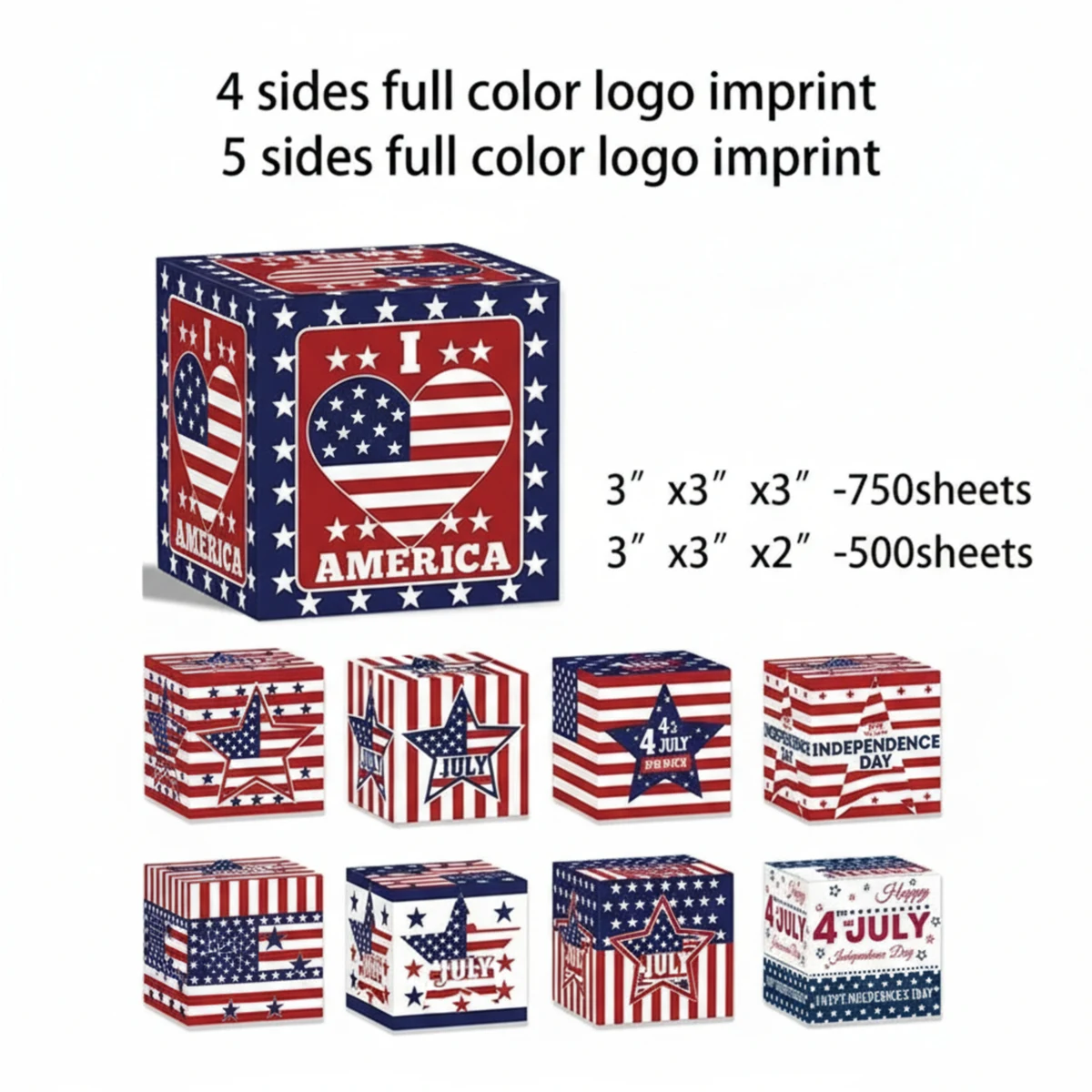 Custom Full Color Notepad Cube 1