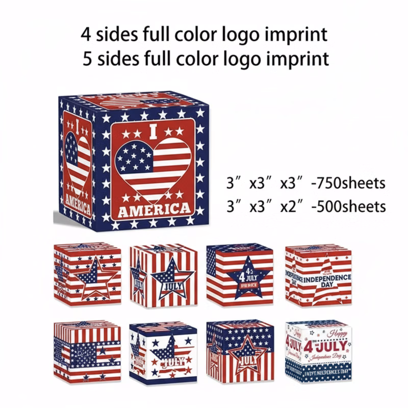 Custom Full Color Notepad Cube