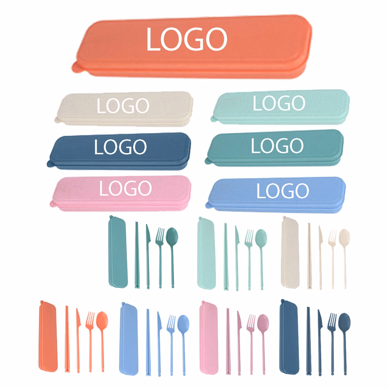 4-Piece Fork/Knife/Spoon Set ?C Wheat Straw