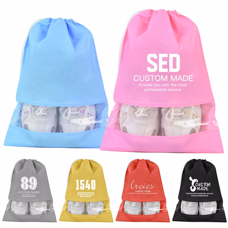 Non-Woven Drawstring Shoe Storage Bag