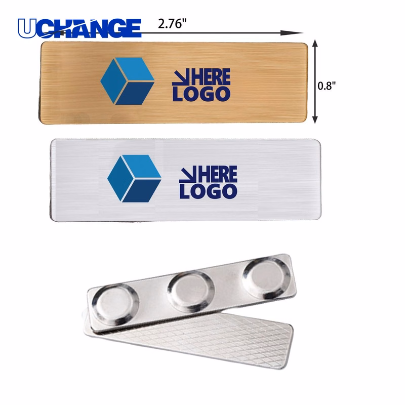 Stainless Steel Magnetic Name Tag