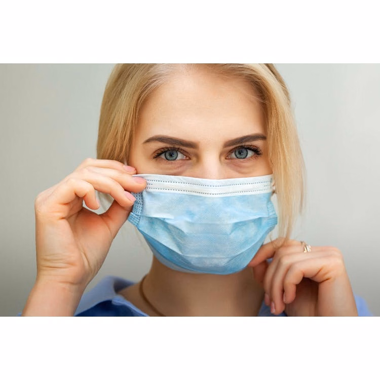 Non-Medical Disposable Face Masks - 3 Ply Blue