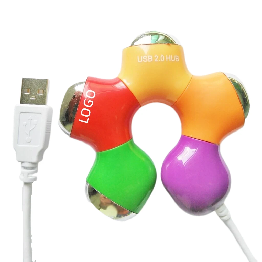 Flower Shape 4 Port Hub 1