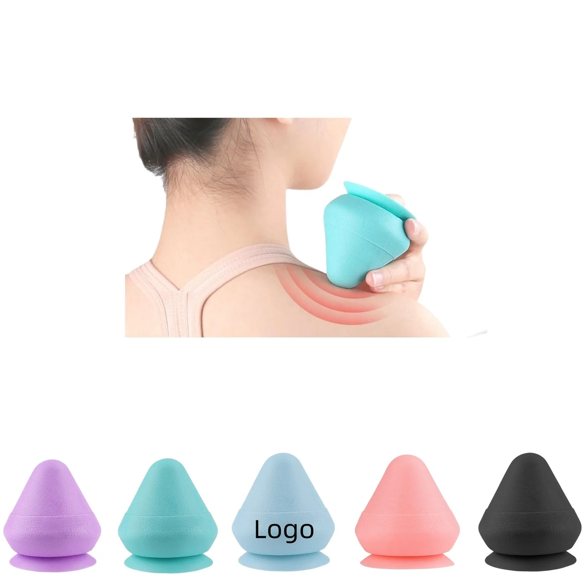 Suction Cup Fitness Massage Ball 1