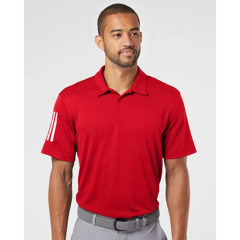 Adidas Men's Floating 3-Stripes Polo - A480 1