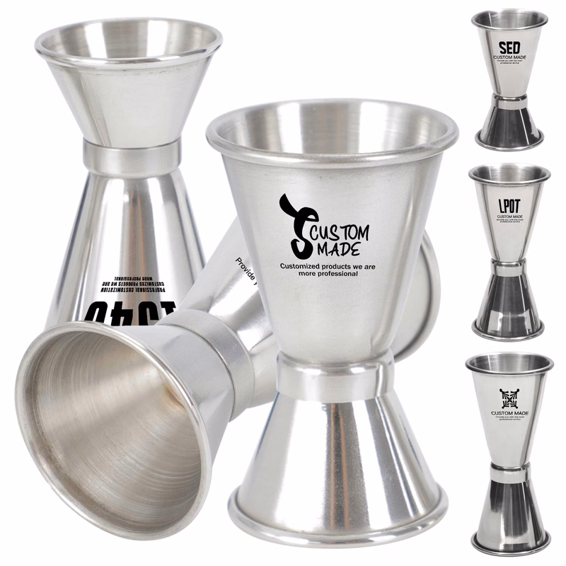0.5 & 1 oz Stainless Steel Cocktail Double Jigger