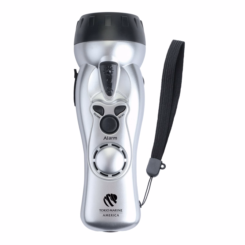 Emergency Flashlight w/ Radio & Charger