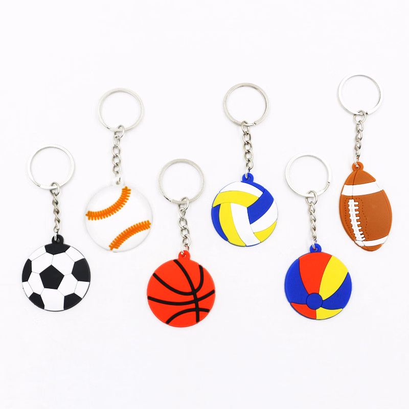 Stress Soccer Keychain