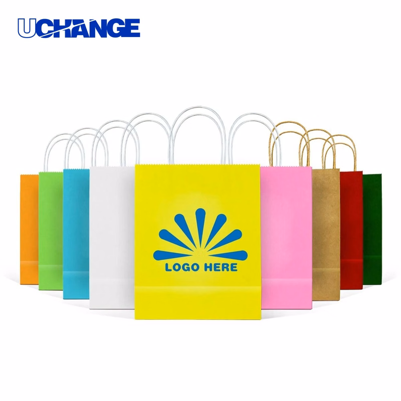 Handled Kraft Paper Bag