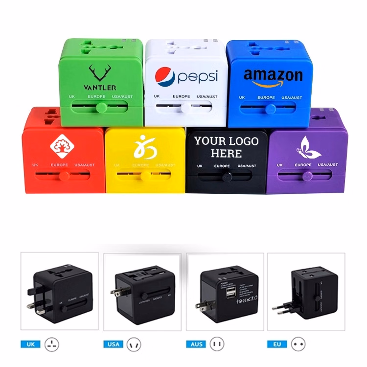 All in One Universal Travel Adapter with Custom Logo