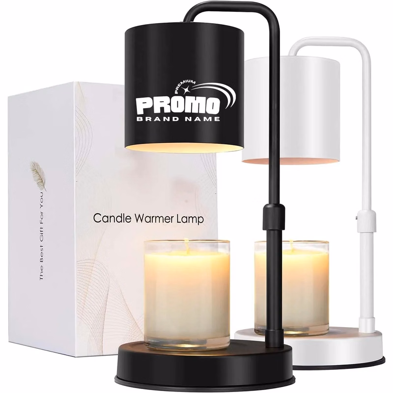 Adjustable Height Candle Wax Warmer Lamp with 2 Bulbs