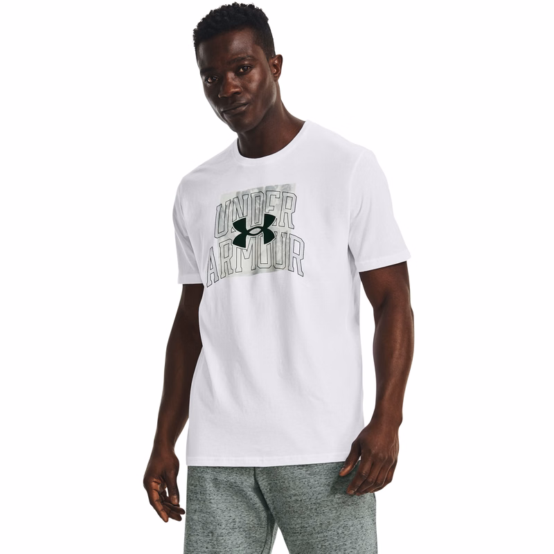 Men's UA Branded Box Print Fill Short Sleeve 