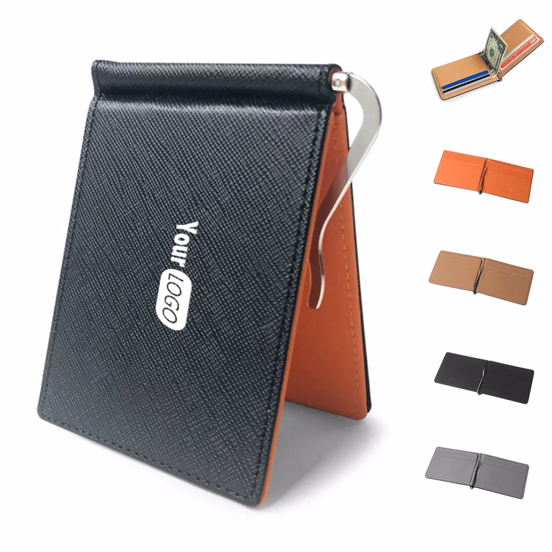 Saffiano PU Leather Slim Wallet