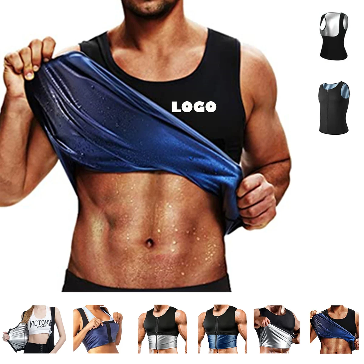 Hot Fitness Waist Training Sauna Vest Suit 1