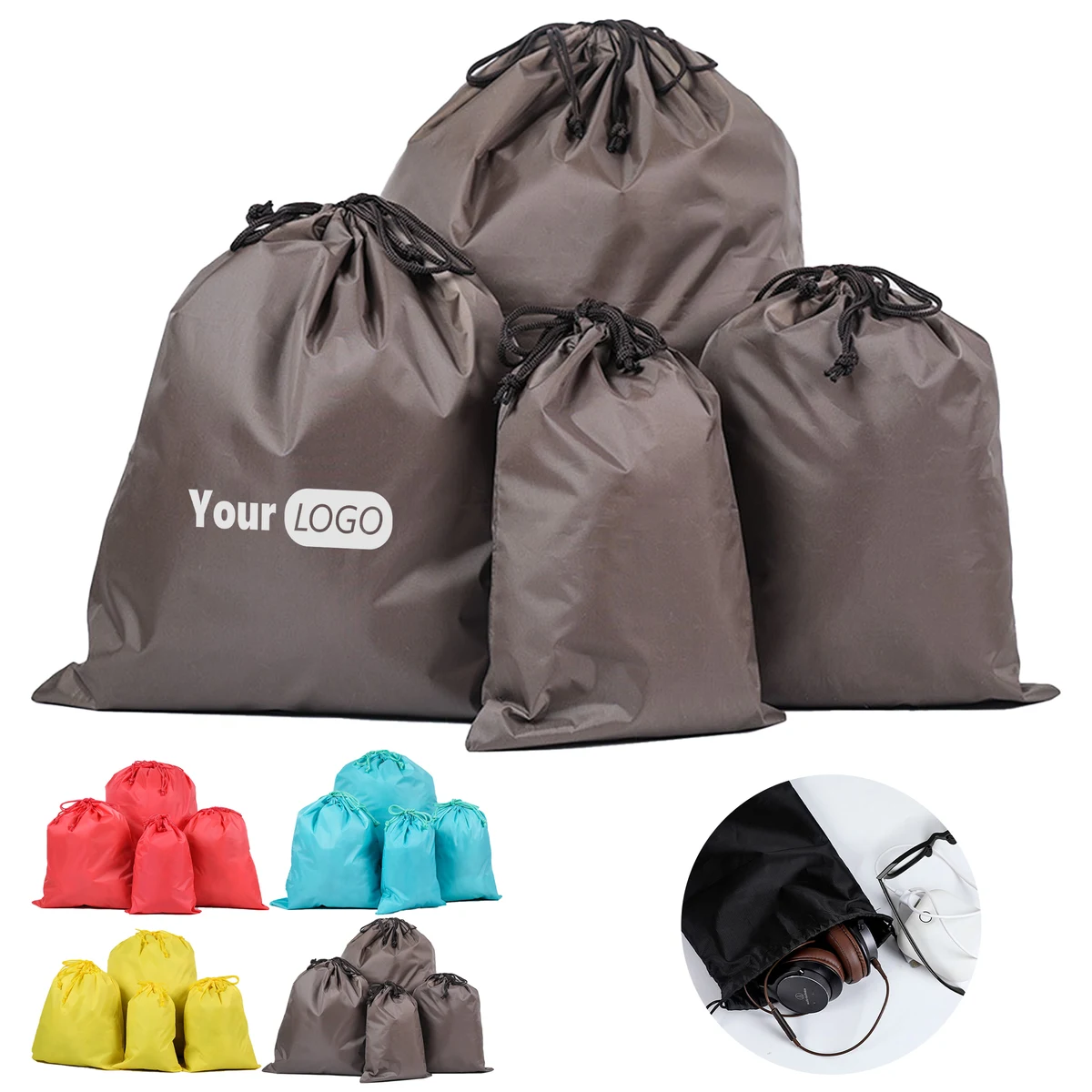 Oxford Waterproof Drawstring Travel Bag 1