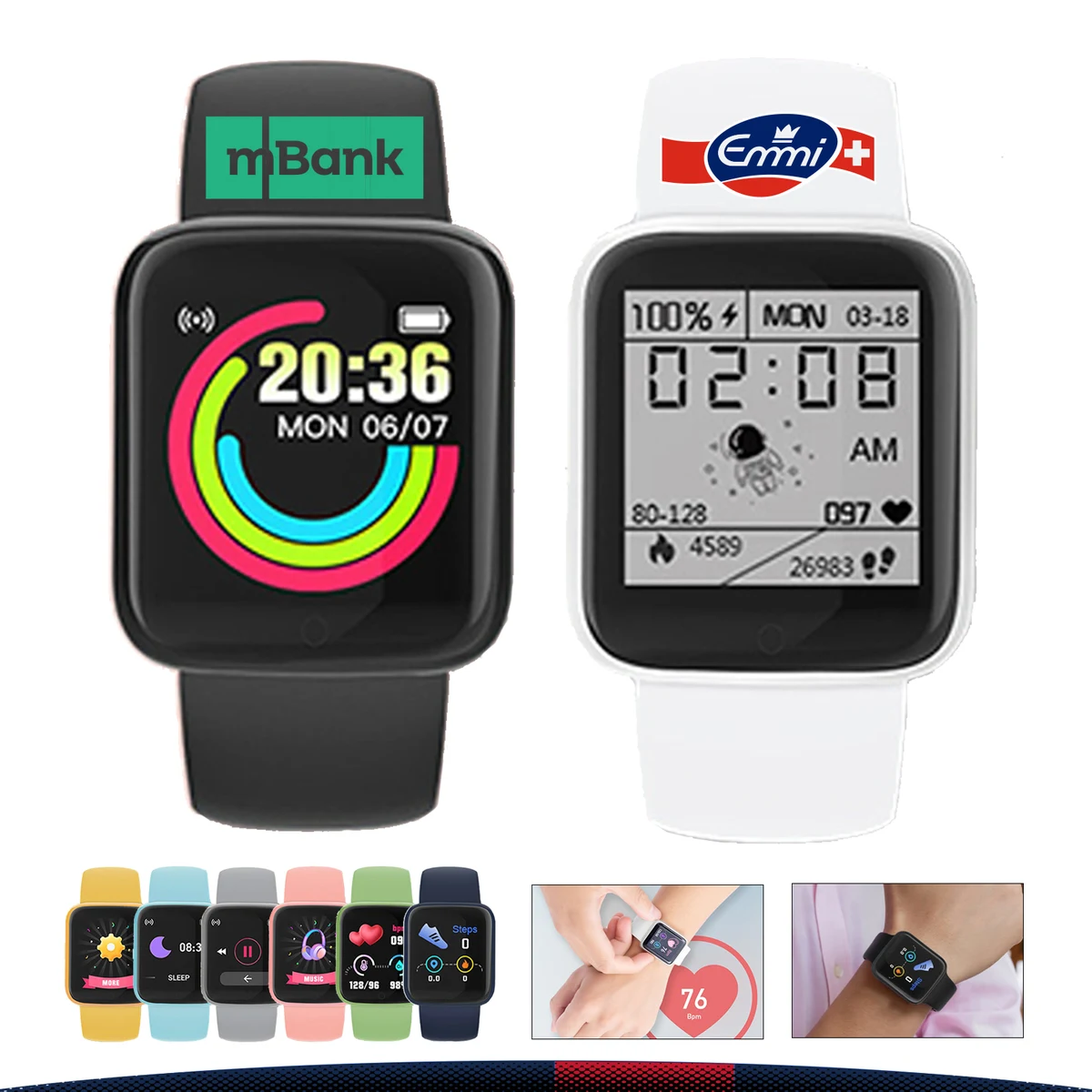 Plare Smart Pedometer Watch 1