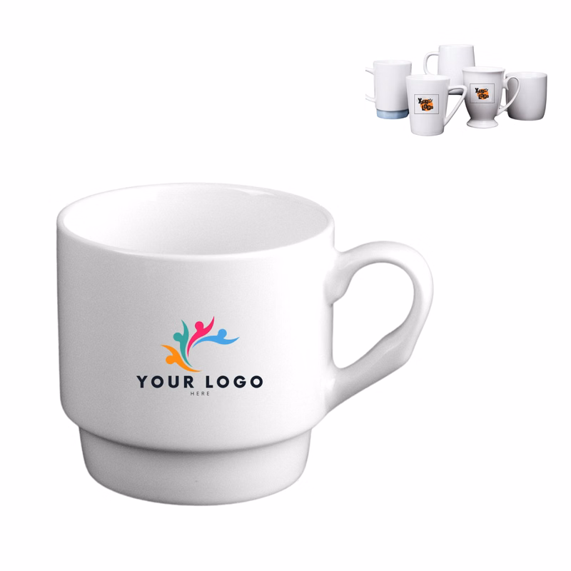Simple White Ceramic Mug