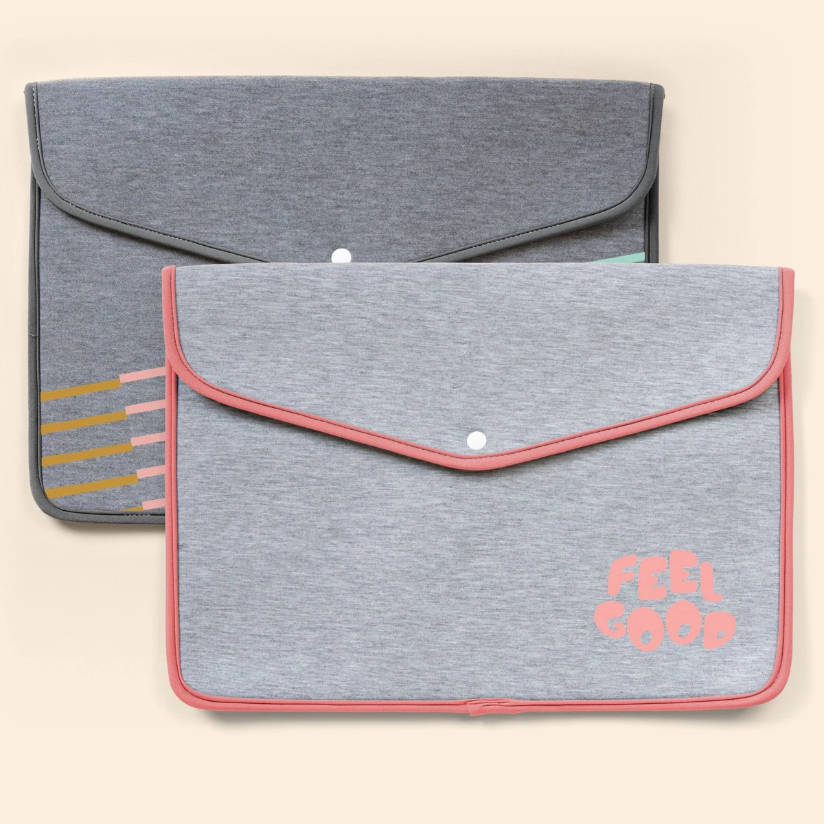 SNAPFOLIO FOR MACBOOK AIR/PRO - HEATHERED JERSEY KNIT NEOPRENE 15" 1