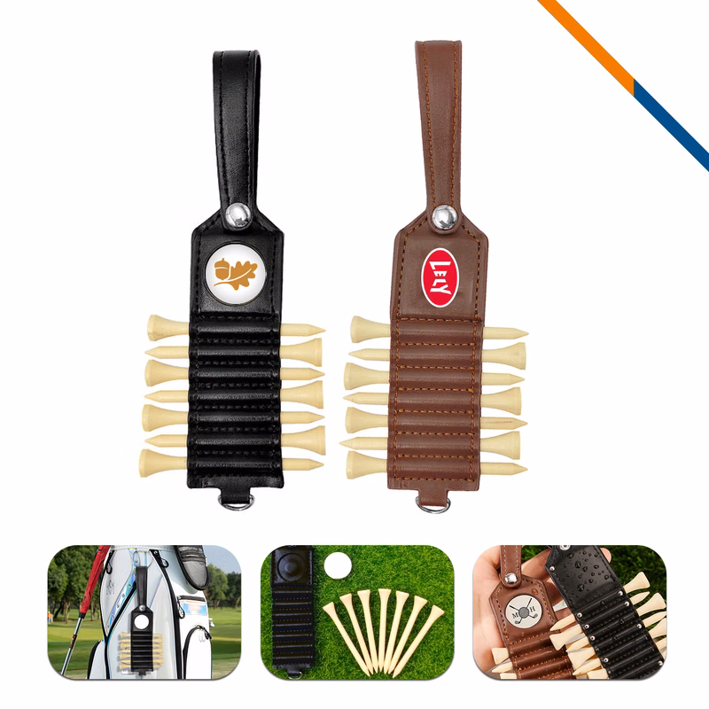 Tagstow PU Leather Golf Tee Holder