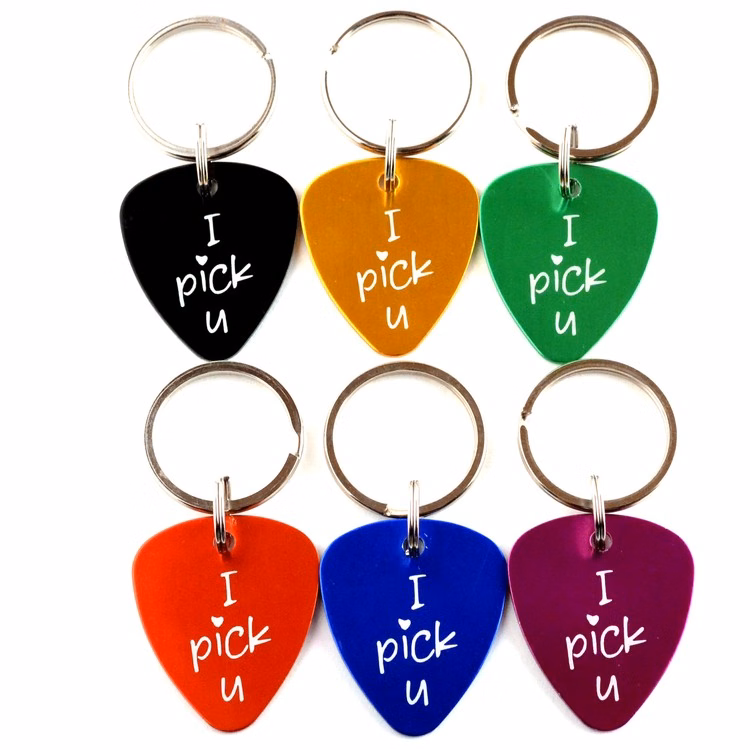 Guitar Pick Key Chain