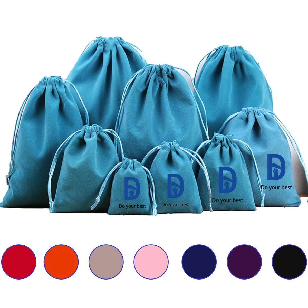 4.72"x3.54" Gift Bag with Drawstring 1