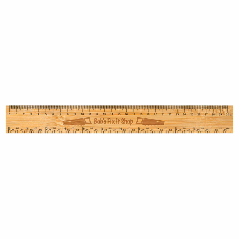 12" Bamboo Ruler