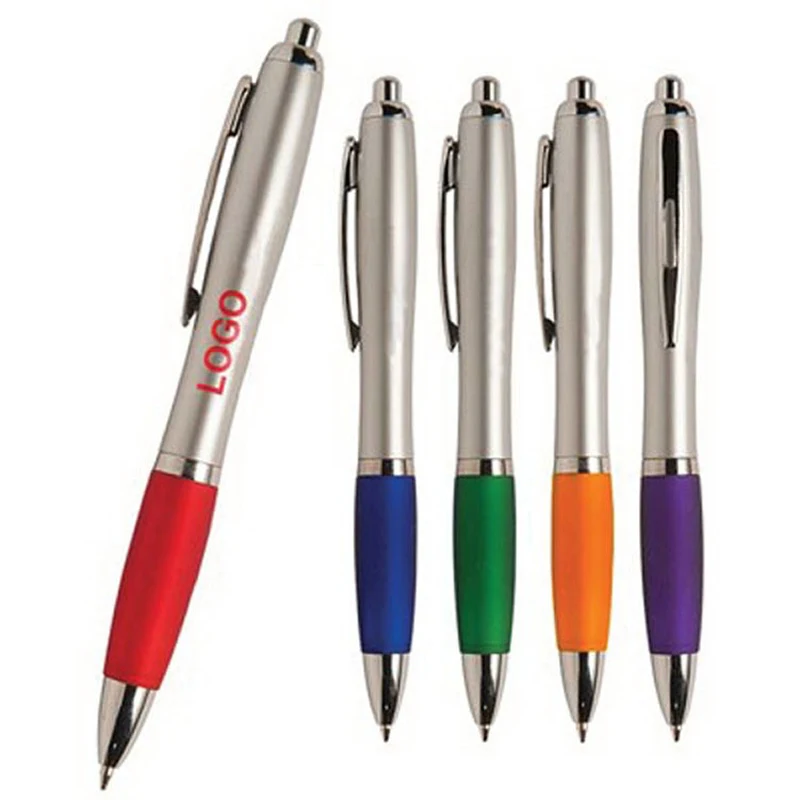 Promotional Custom Logo Cheaper Plastic Ballpoint Pen 1