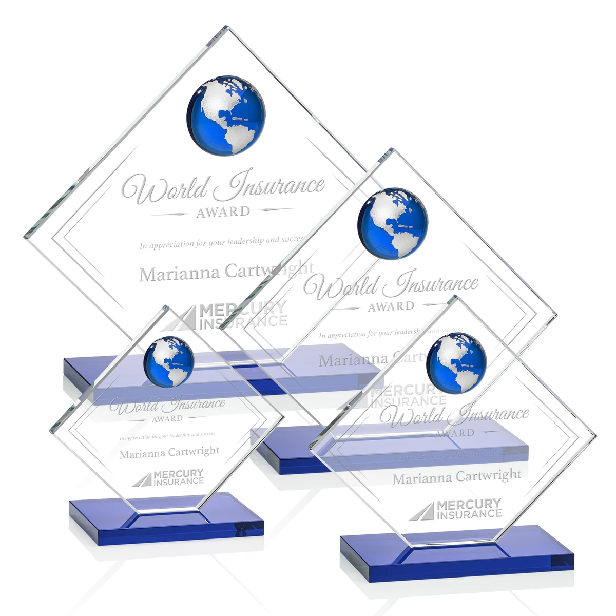 Ferrand Globe Award - Blue/Silver 1