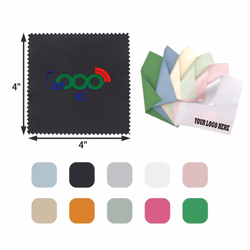 4"x4" Microfiber Glasses Cleaning Wipe