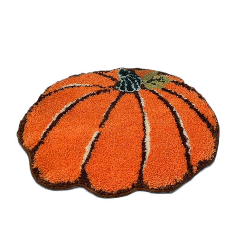 Pumpkin Shaped Decorative Rug