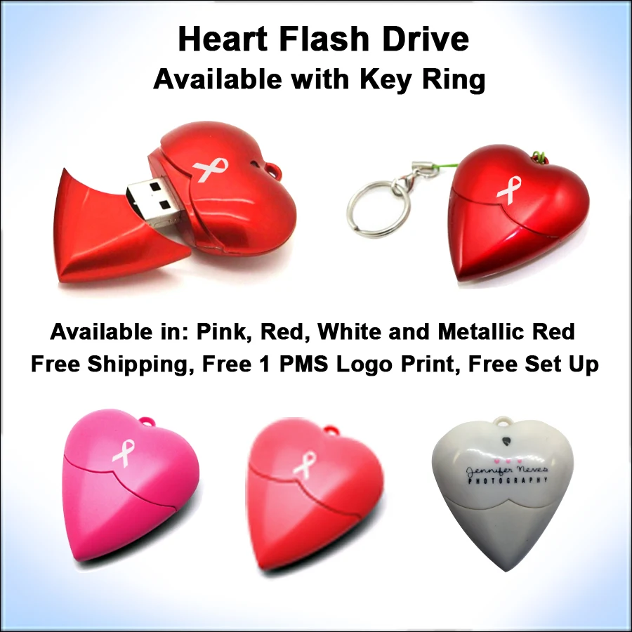 Heart Flash Drive / USB - 256 MB 1
