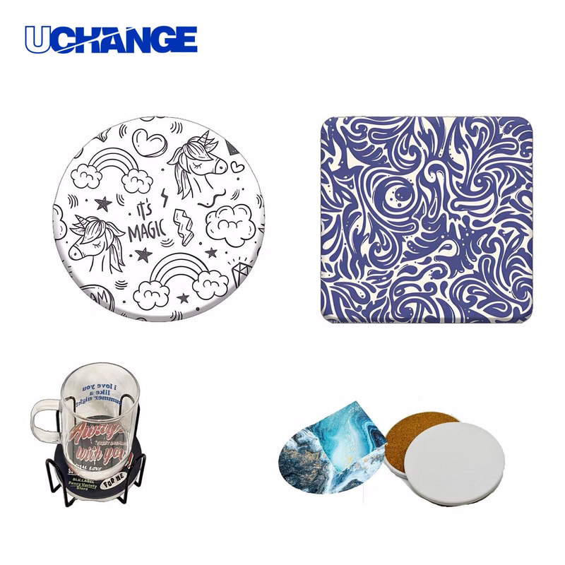 Ceramic Water Absorbing Anti-Slip Coaster Mat