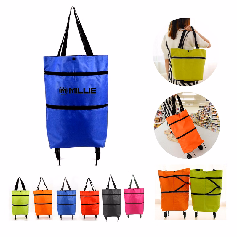 Foldable Shopping Bag Trolley