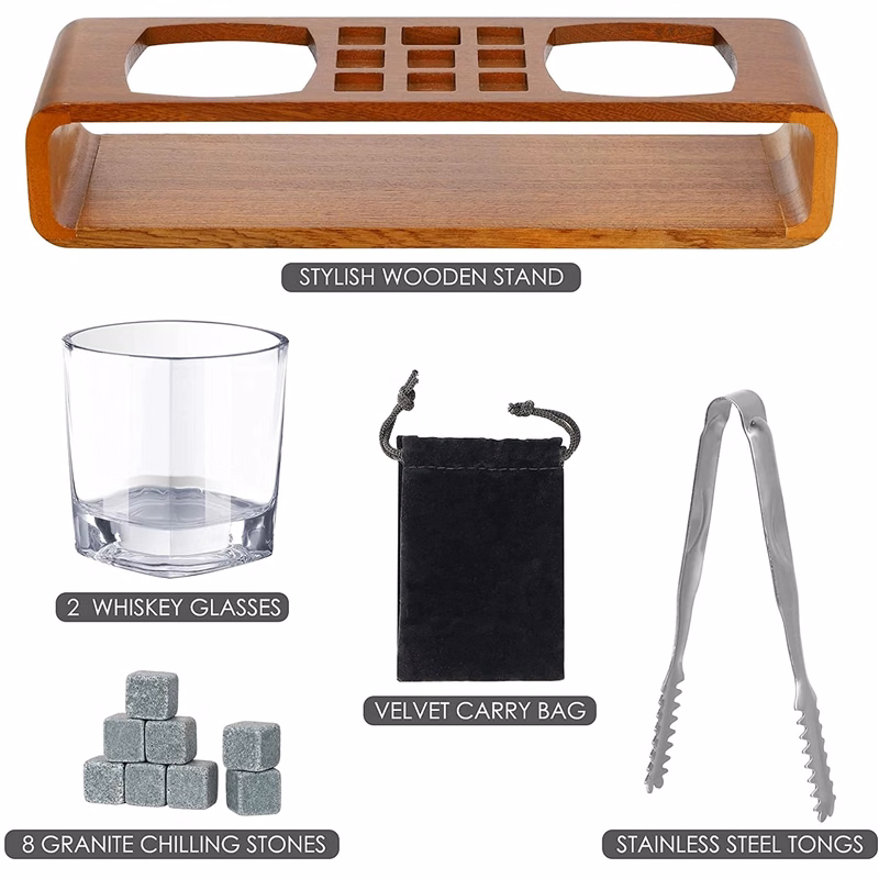 Whiskey Rocks Gift Set