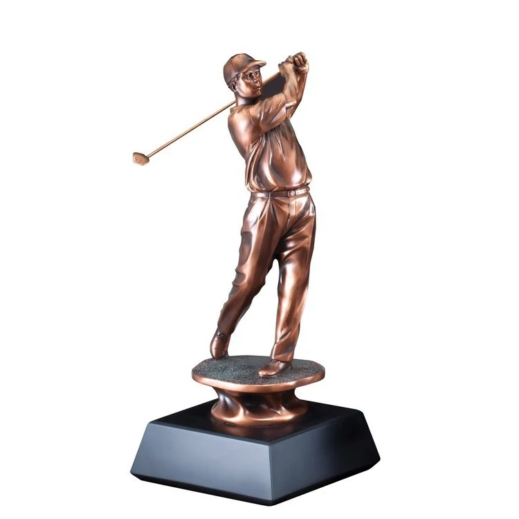 Swing - Male Gallery Collection Golfing Sculpture, 21" 1