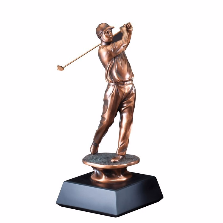 Swing - Male Gallery Collection Golfing Sculpture, 21"