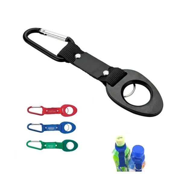 Stylish and Fun Custom Carabiner Key Tag with Rubber Ring 1