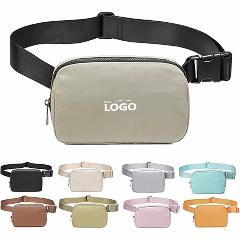 Water-Resistant Mini Belt Bag with Adjustable Strap