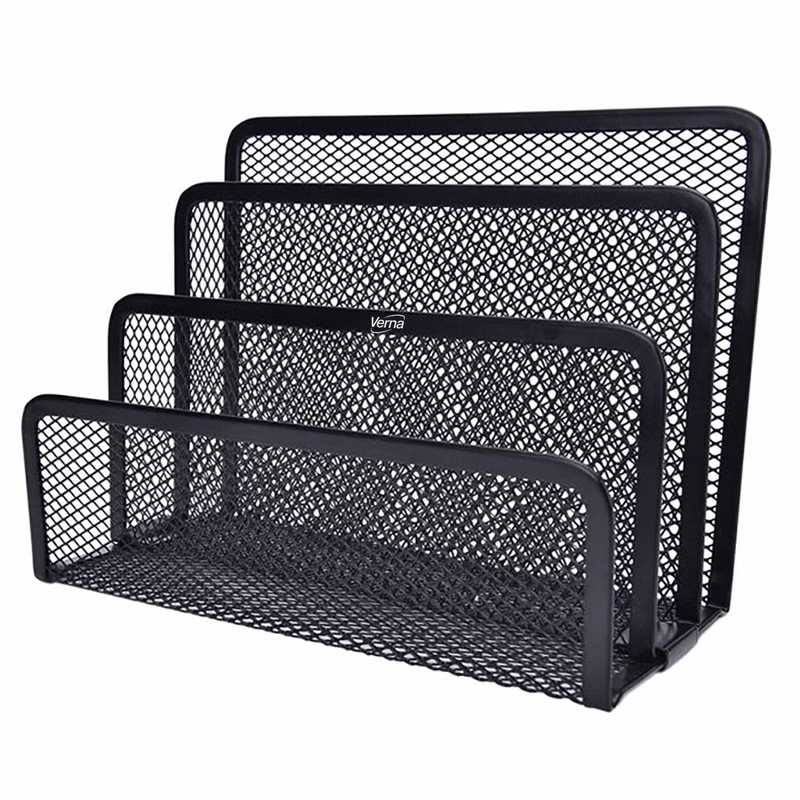 Office Metal Desk File Organizer Rack