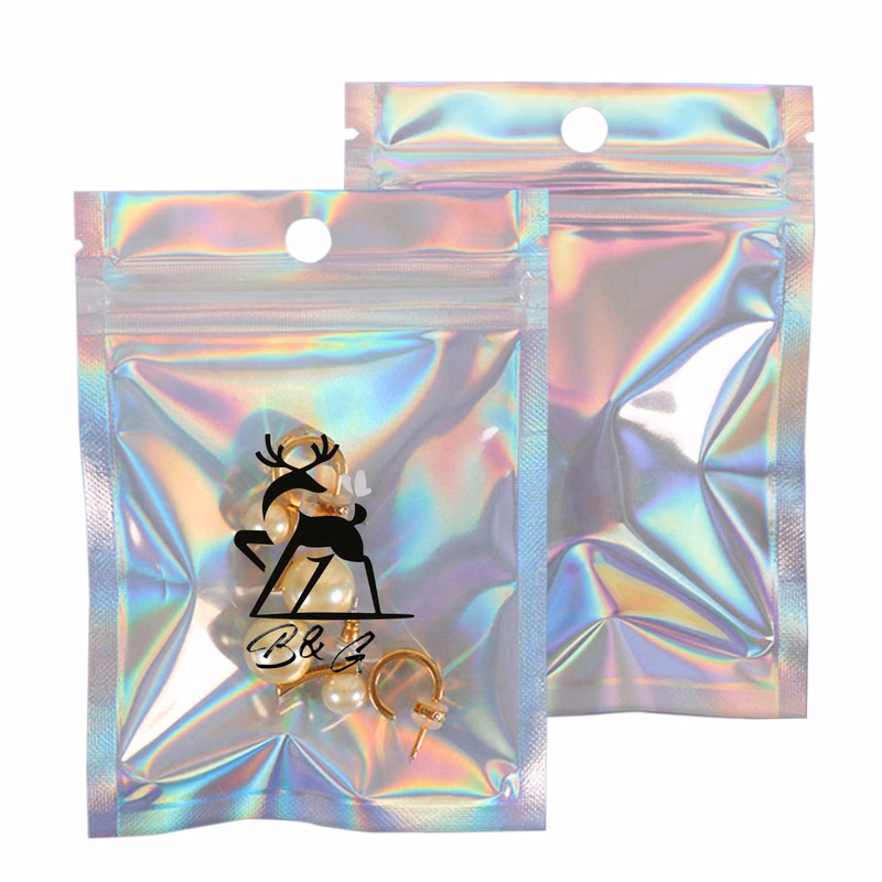 Holographic Metallic Poly Mailers Foil Glitter Bag