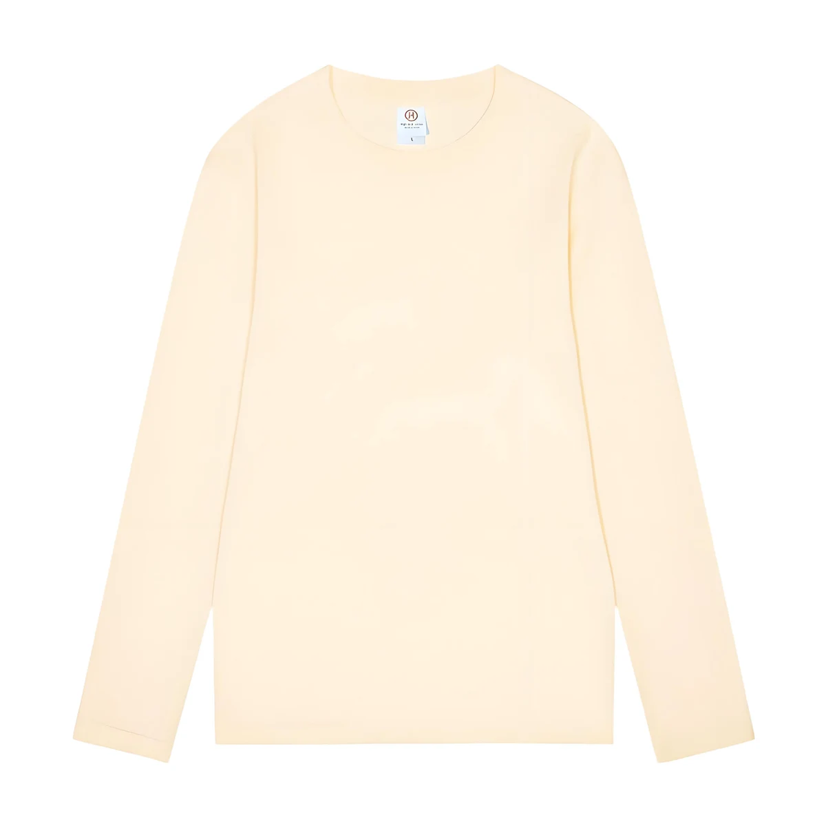 Men's Cotton Long Sleeve T-Shirt, Oversized Relaxed Fit. 1