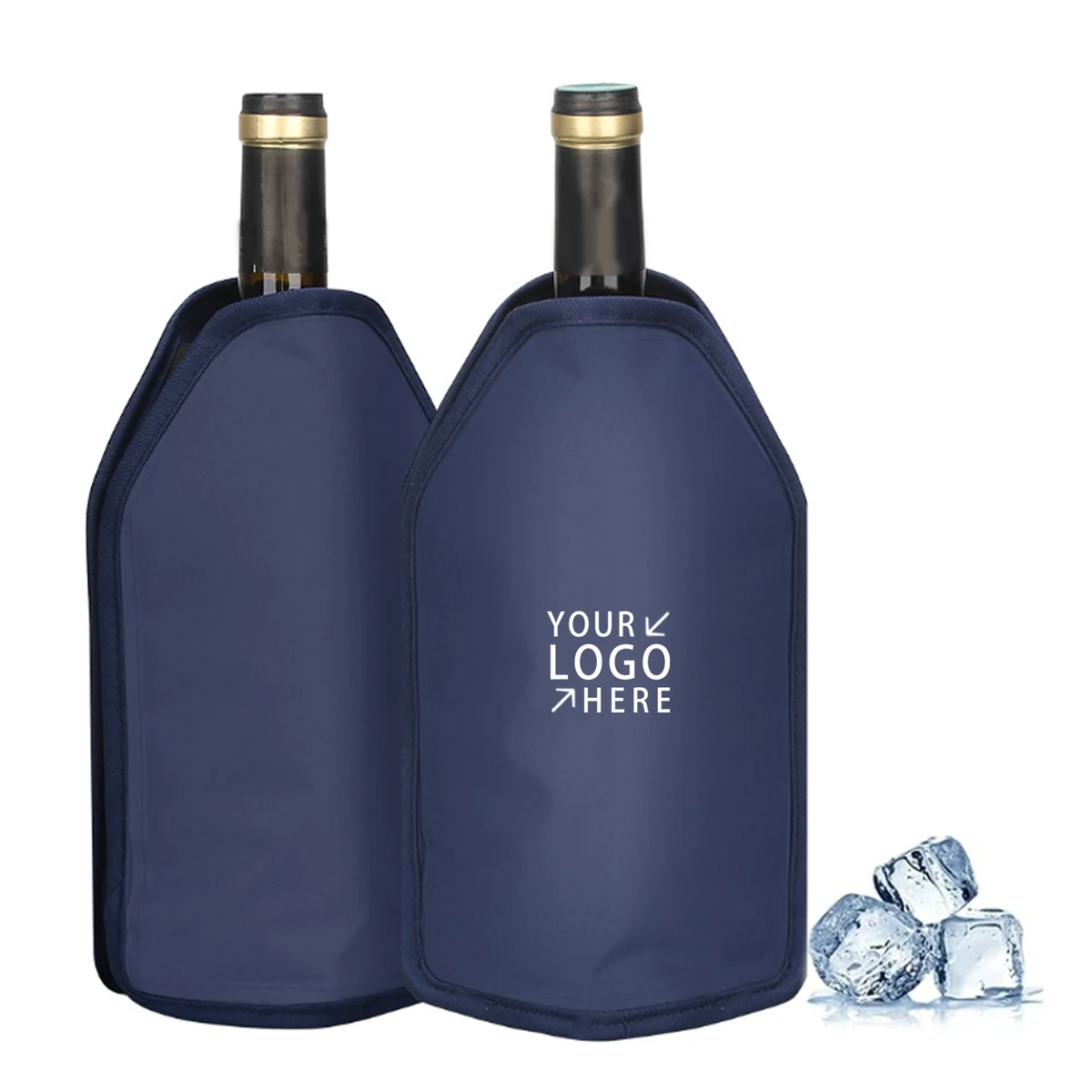 PVC Wine Bottle Ice Gel Cooler Bag 1