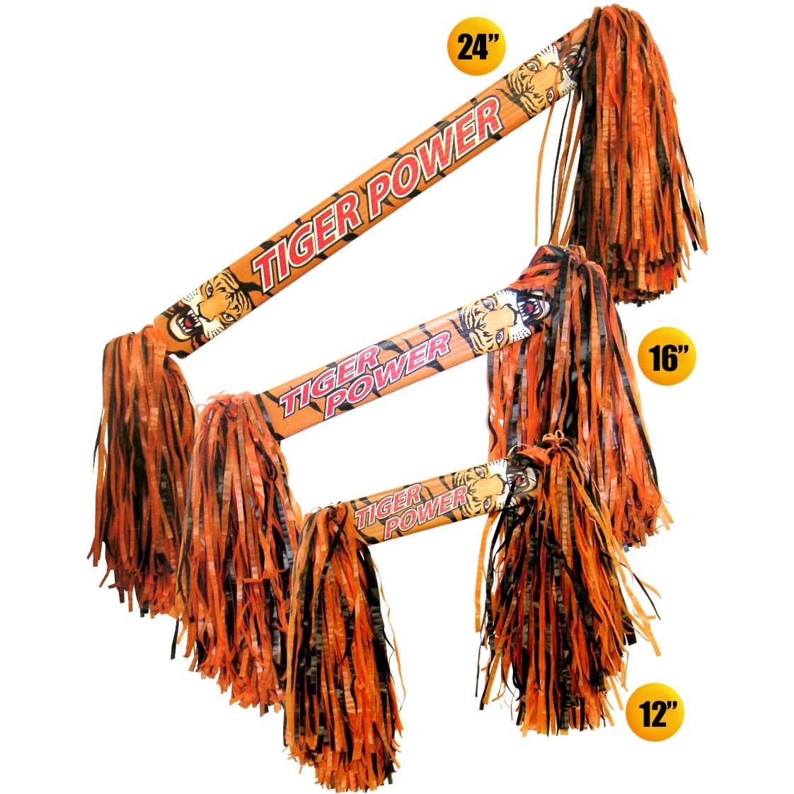 Deluxe Double End Rally Pom Pom 12 - 24" 1