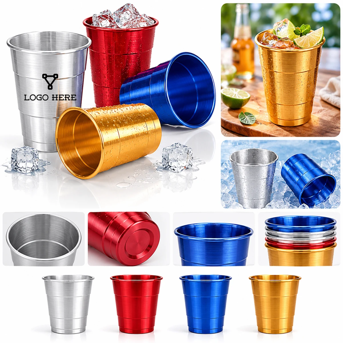 Durable Metal Party Drinking Tumbler 1