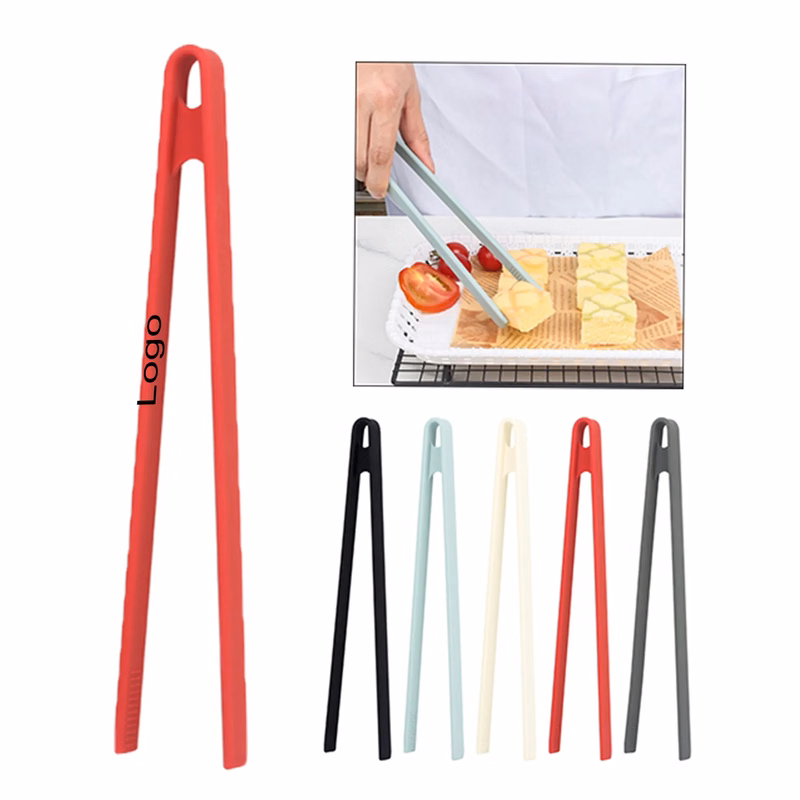 Silicone Kitchen Tongs Heat Resistant V Shape
