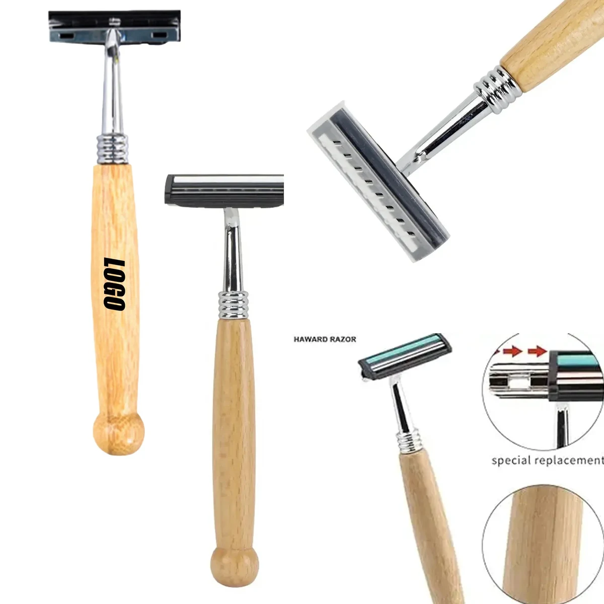 Bamboo Triple Stainless Steel Blade Disposable Razor 1