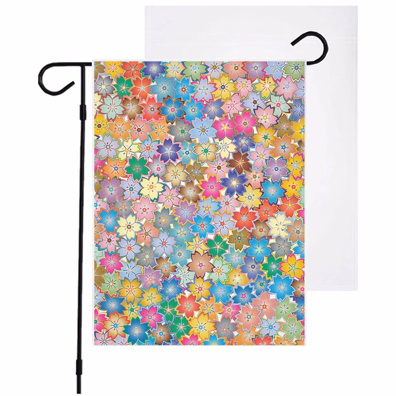 Fall Thanksgiving Garden Flags 12x18 Inch